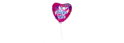 Globo rosado con mensaje