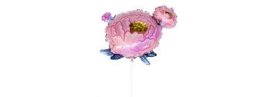 Globo metálico flor mamá