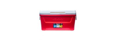 Hielera 45L rojo-blanco