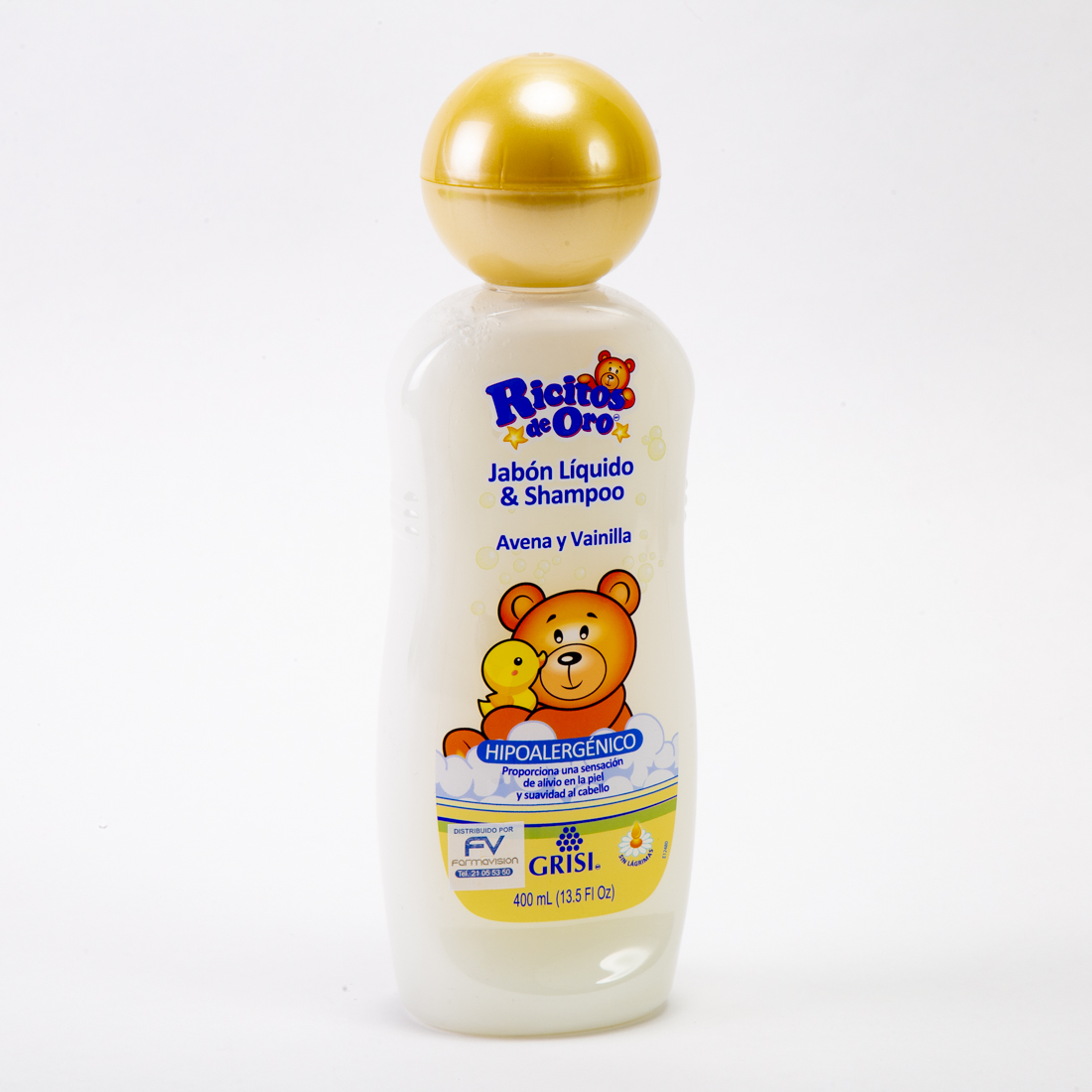 Jabón líquido shampoo avena vainilla hipoalergénico 400ml