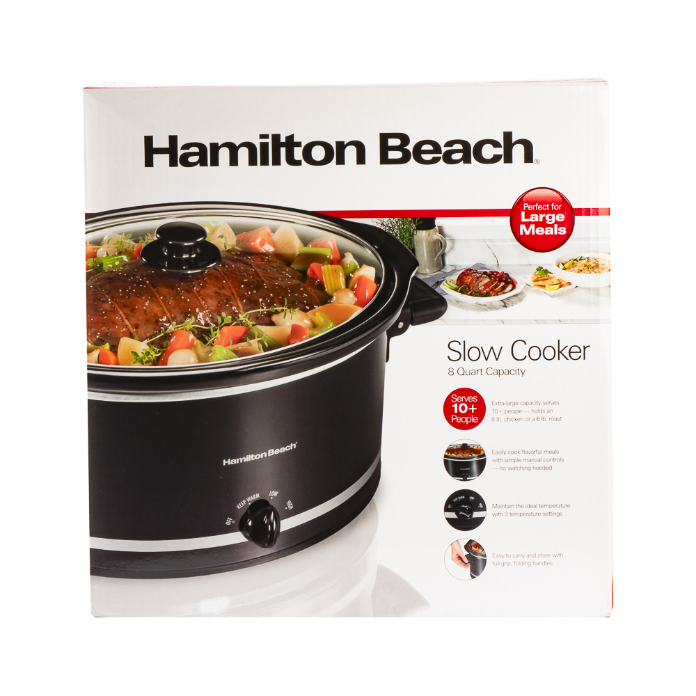 Olla lento cocimiento 8qt recipiente de cerámica