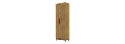 Mueble multiuso para cocina 2 puertas 5 estantes marrón