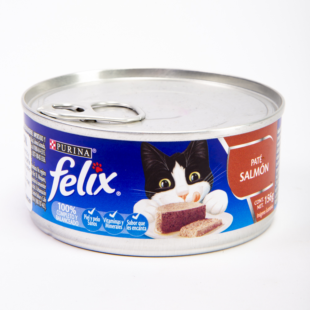 Alimento gato Félix húmedo salmón salsa 156g