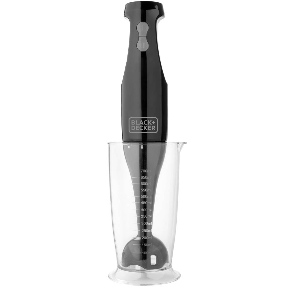 Batidora inmersión 2 velocidades negra 200w
