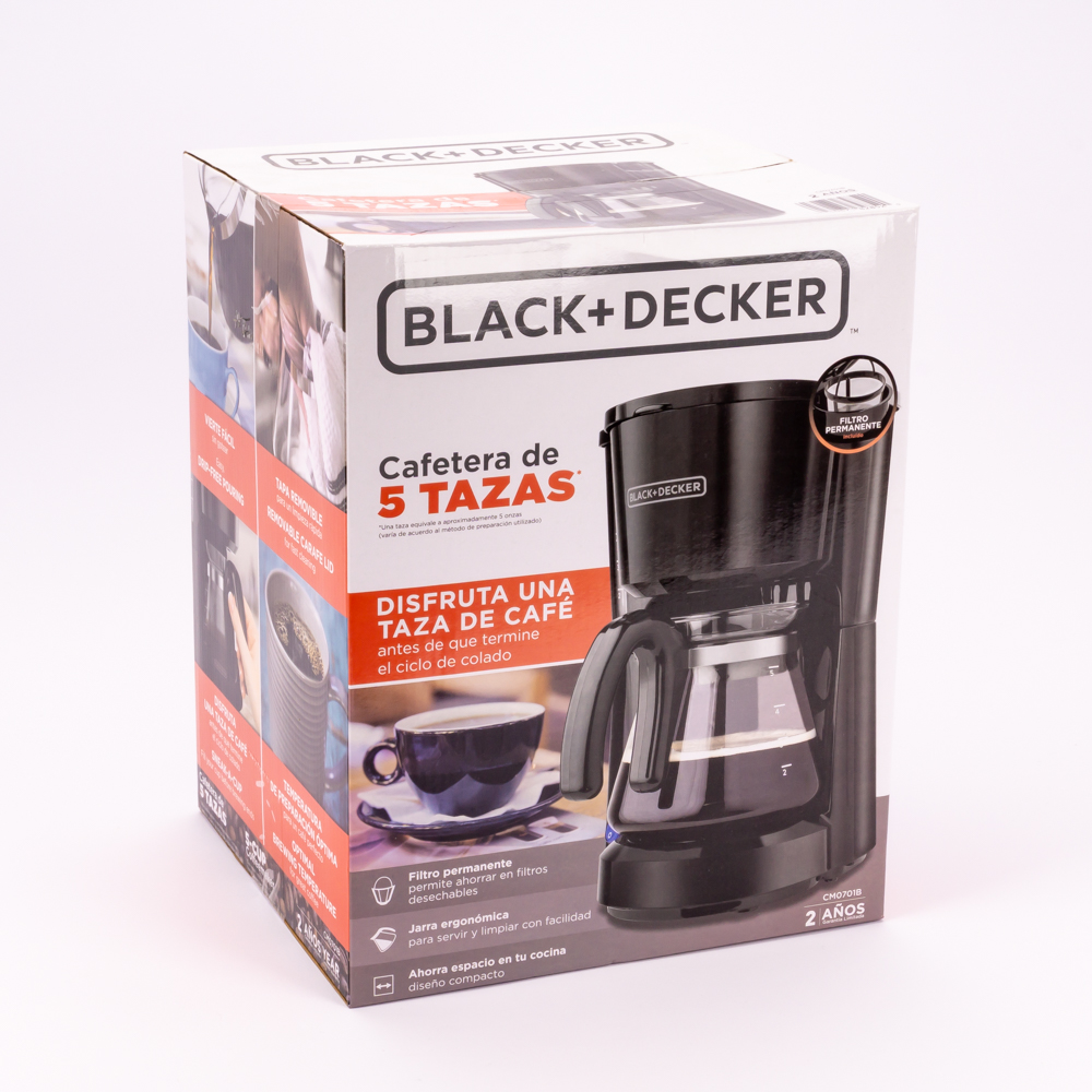 Coffeemaker Black Decker negro 5 tz
