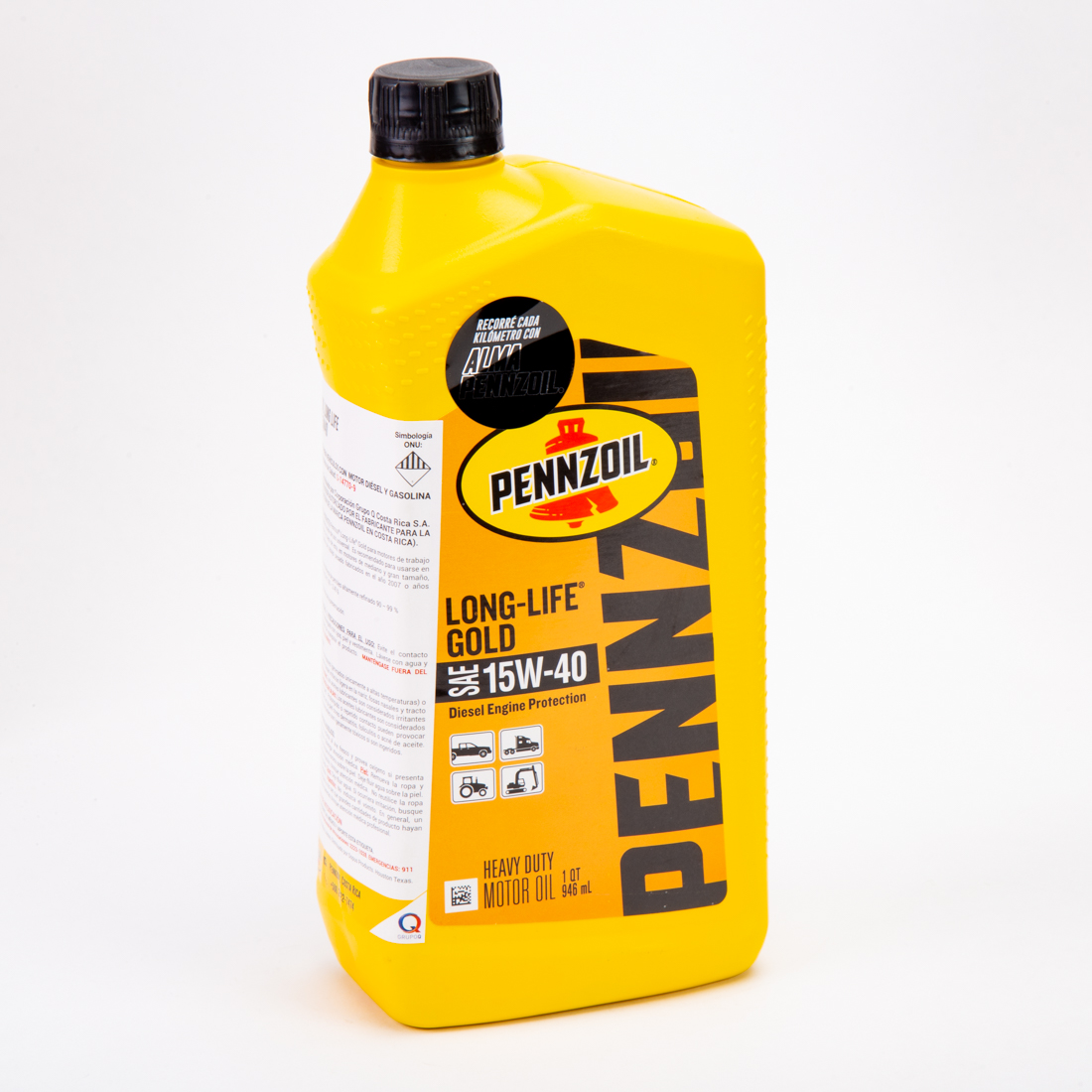 Aceite Para Motor 15W40 Pennzoil Long Life Gold 946ML