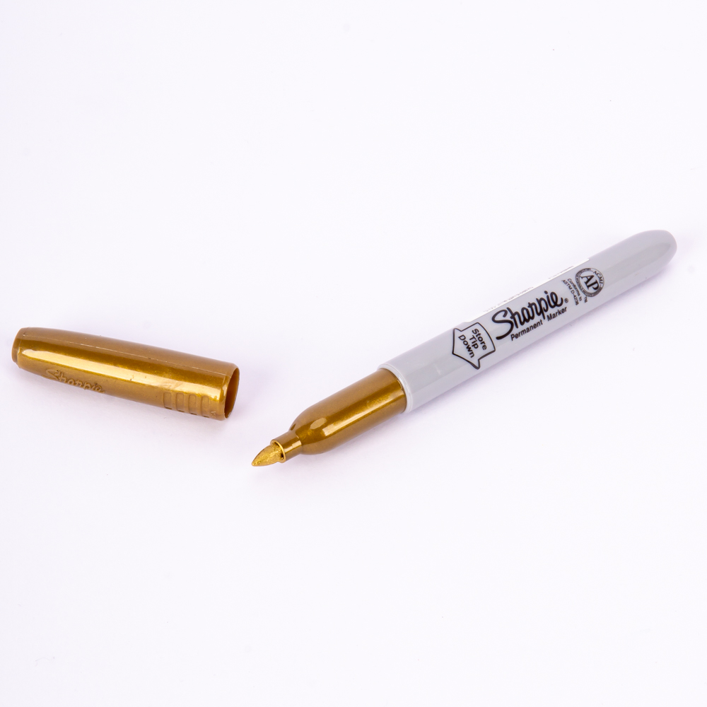 Marcador Sharpie fino dorado