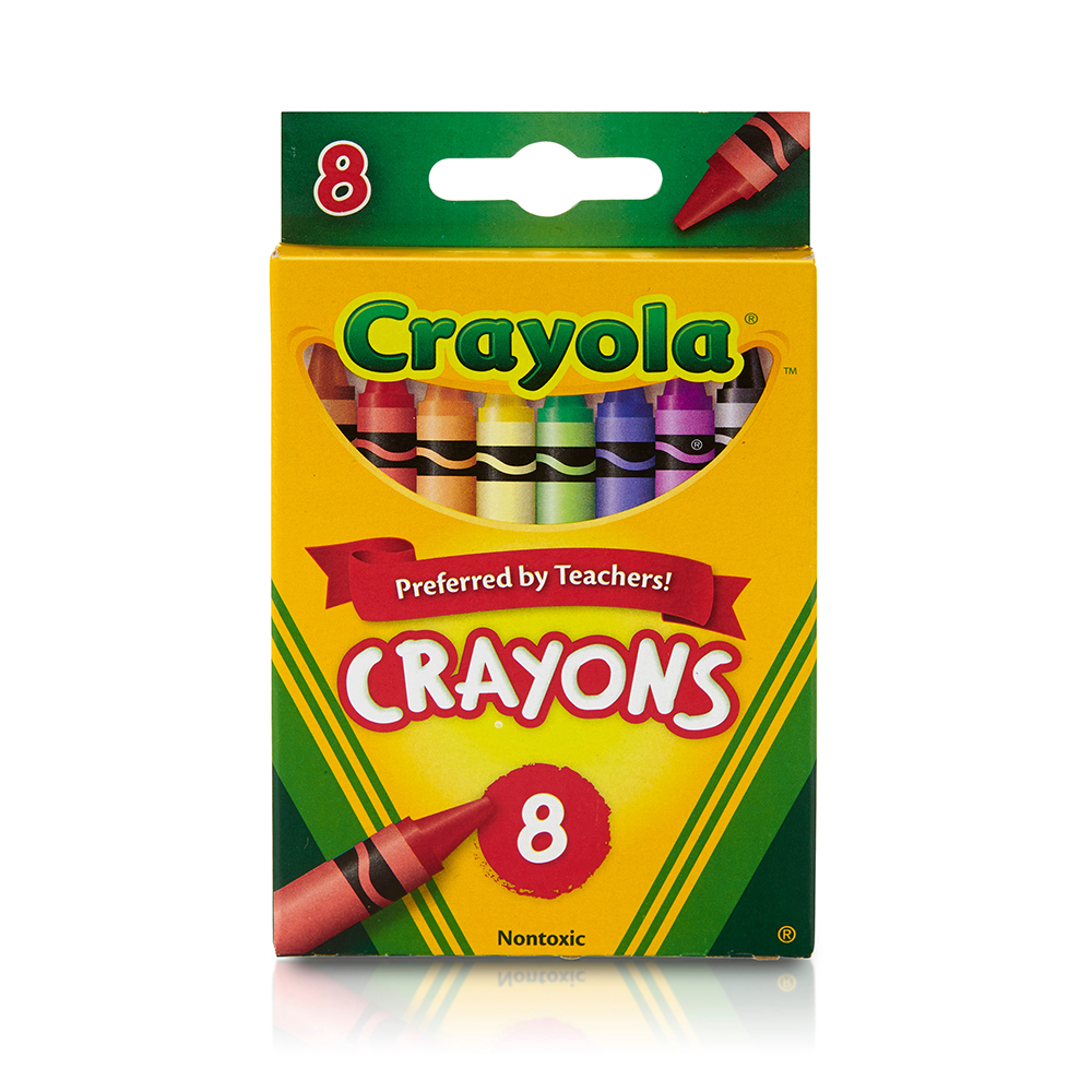 Crayón estándar cera 8und