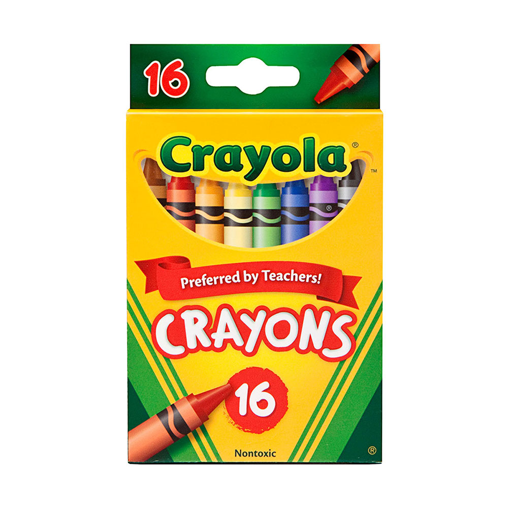 Crayón estándar cera 16und