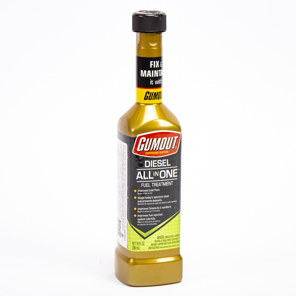 Tratamiento Diesel Gumout todo en uno 10oz dorado