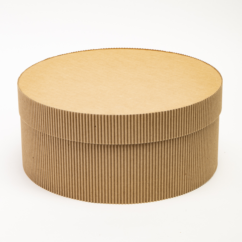 Caja cilíndrica queque