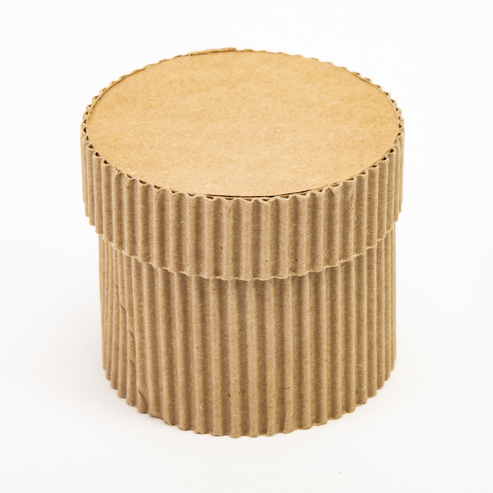 Caja cilíndrica mini corrugada #2