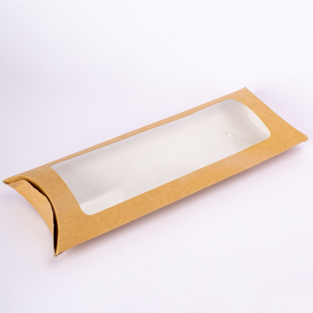 Caja cartulina pocheta con ventana 4x12x28,5