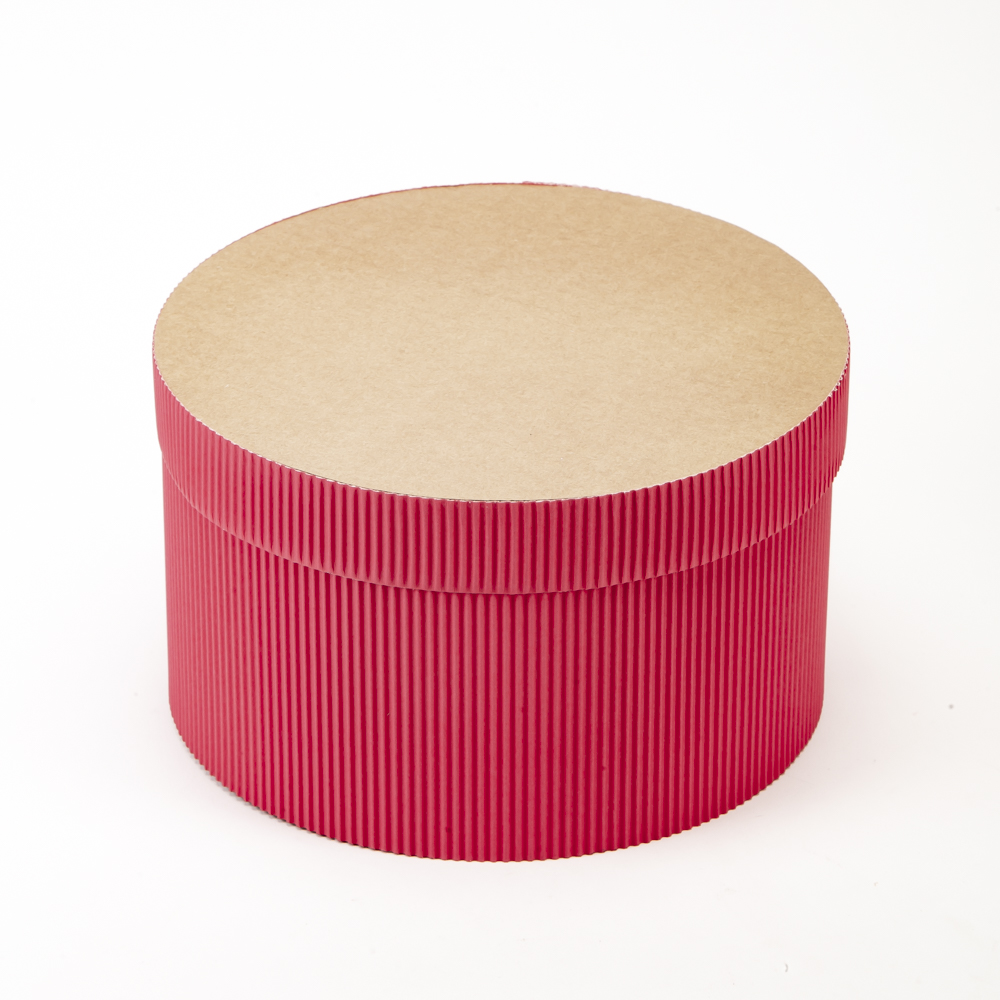Caja cilíndrica corrugada 20cm x20cm x12cm vk304p-f