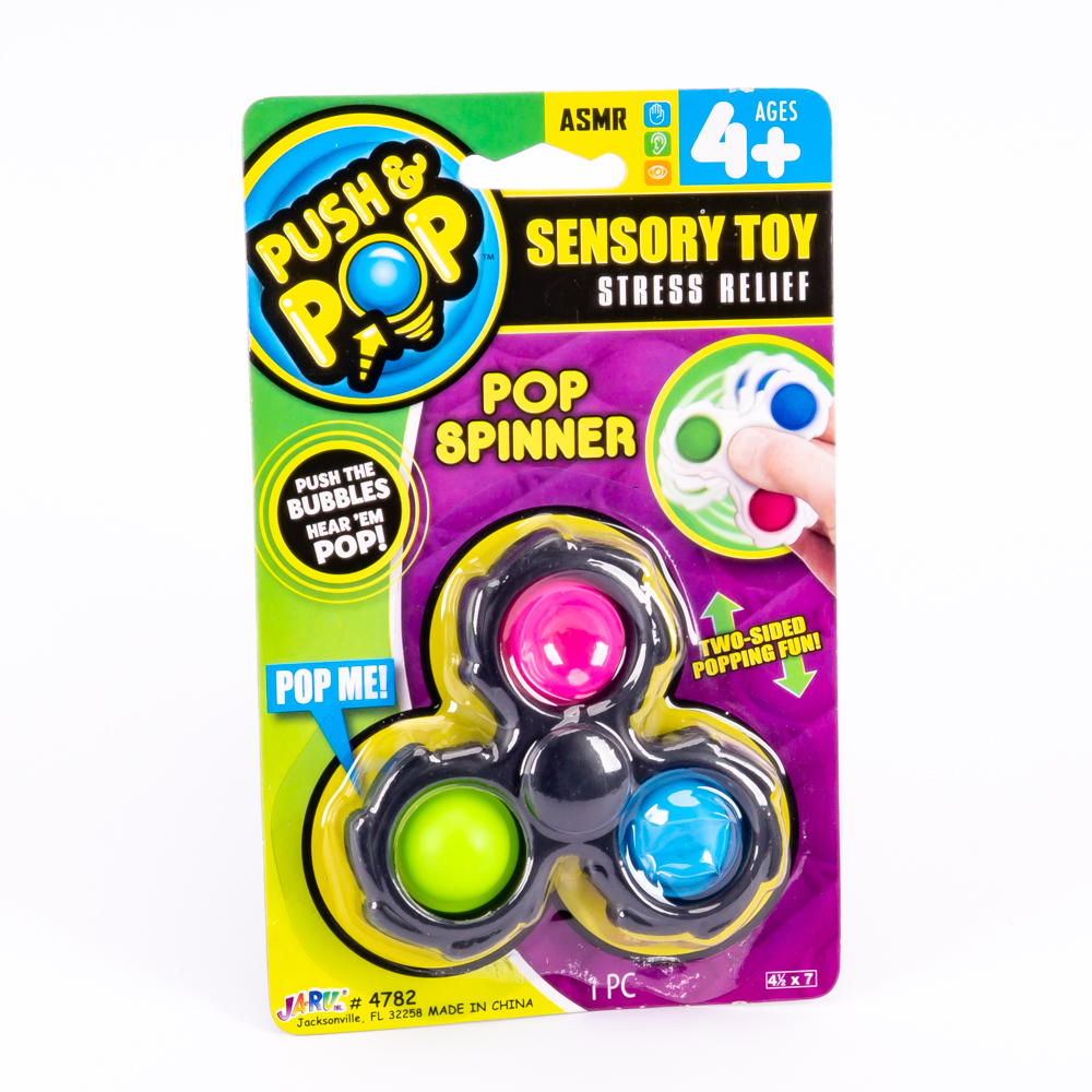Spinner pop sensorial +4a multicolor surtido
