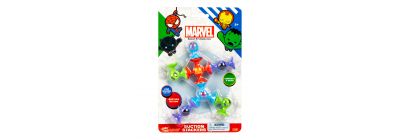Figura plástica Marvel 7pzas +3a