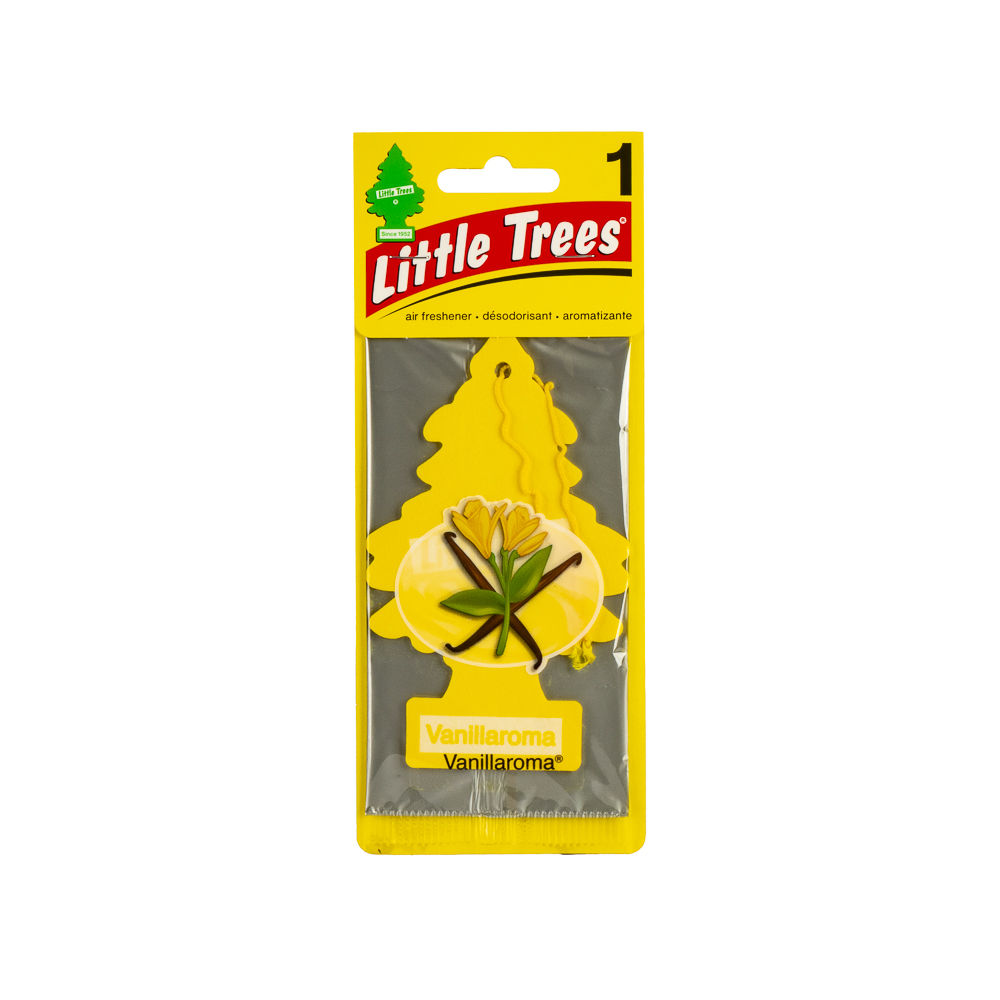 Pino Little trees para auto aromatizante vainilla amarillo