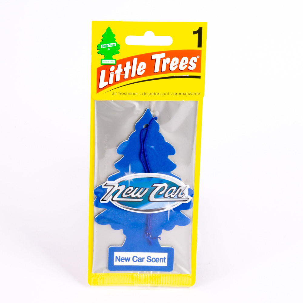 Pino Little trees para auto aromatizante new car azul