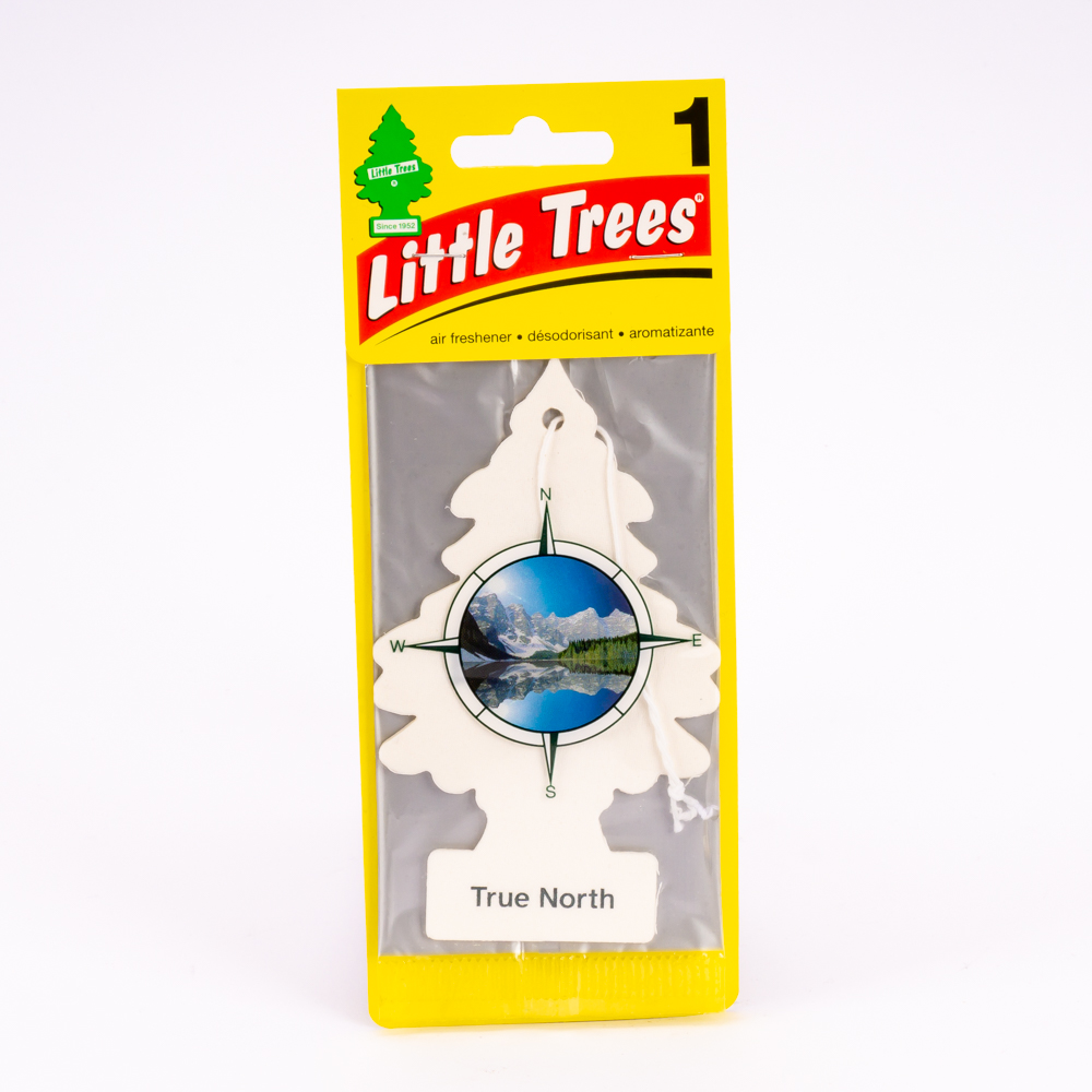 Pino aromatizante para auto true north blanco