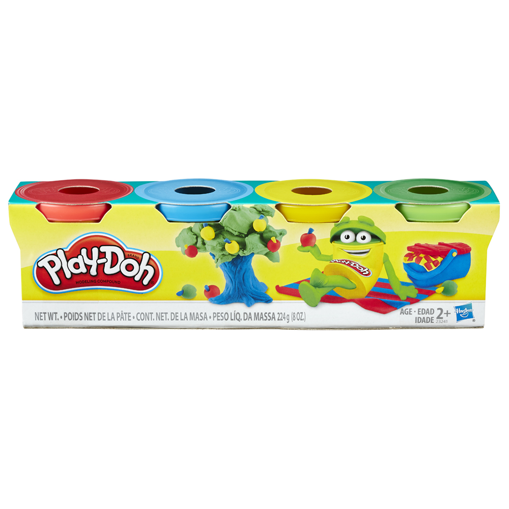 Plastilina Play Doh 4 frascos 224g +2a 
