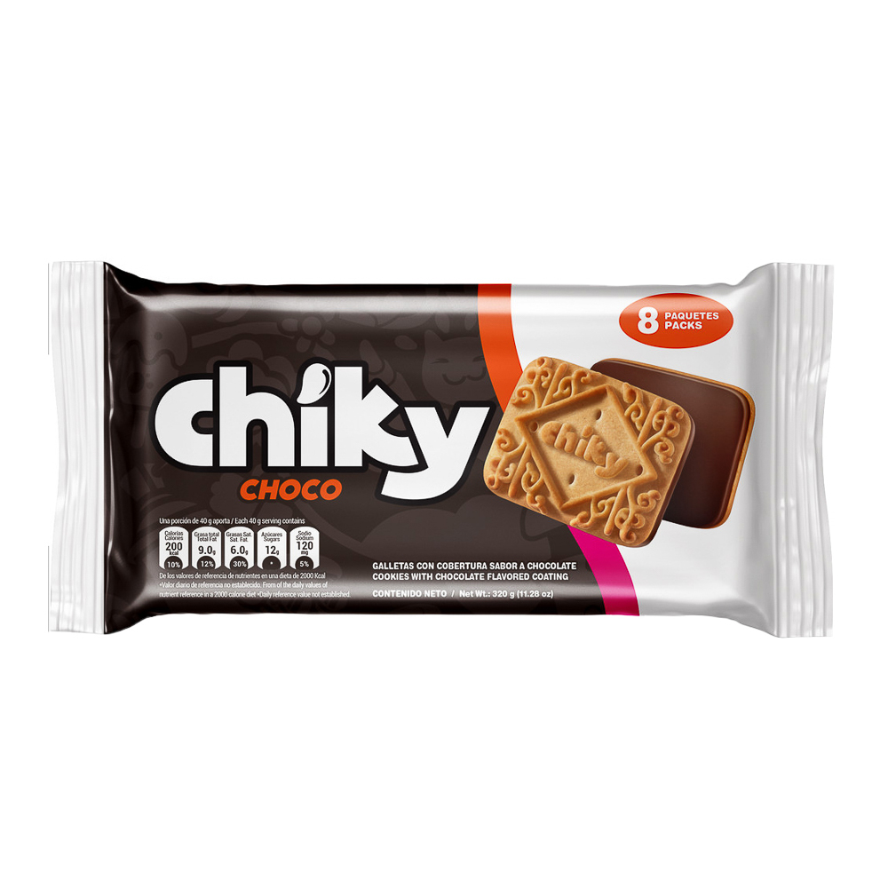 Galleta Pozuelo chiky chocolate 8und