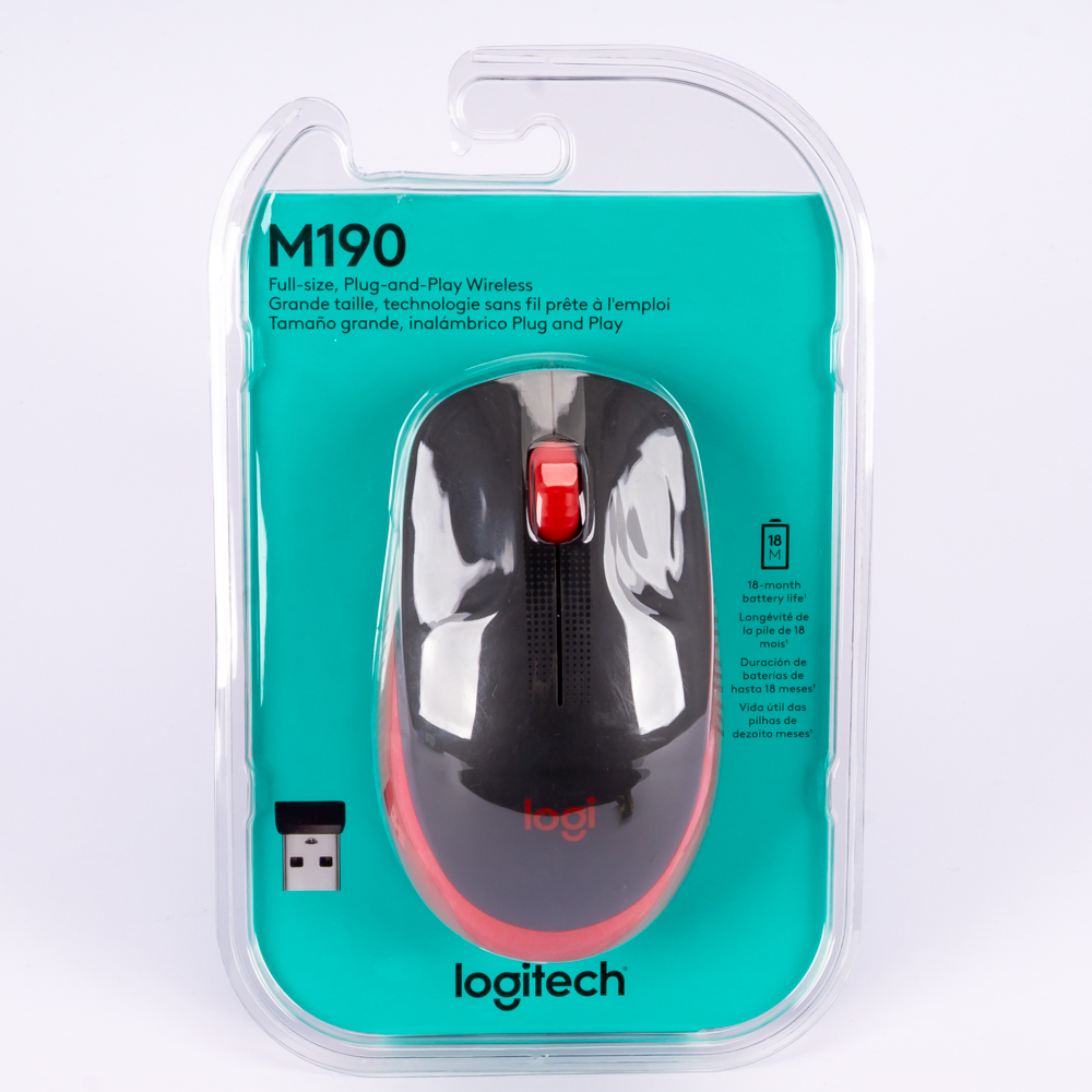 Mouse inalámbrico Logitech full size 
