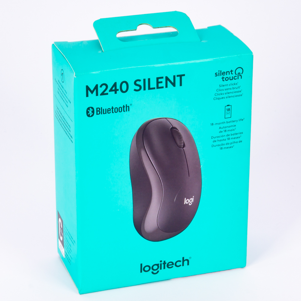 Mouse bluetooh silencioso m240 gris