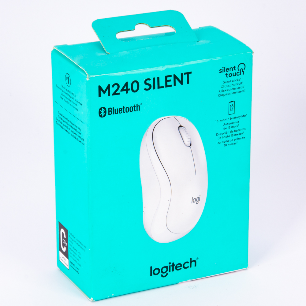 Mouse bluetooh silencioso m240 blanco