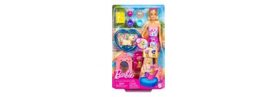 Barbie con accesorios pool party