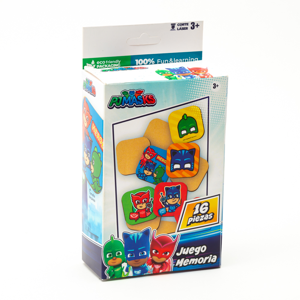 Juego memoria Pj Masks 16pzas +3a