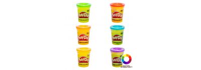 Plastilina en frasco surtido