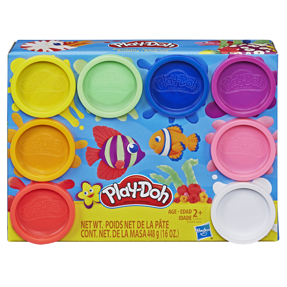 Plastilina Play Doh hasbro 8 frascos 448g