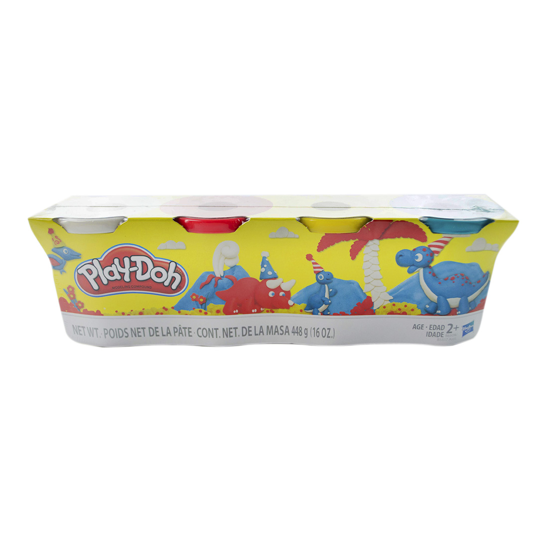 Plastilina Play Doh frasco 448g 16oz 4und 