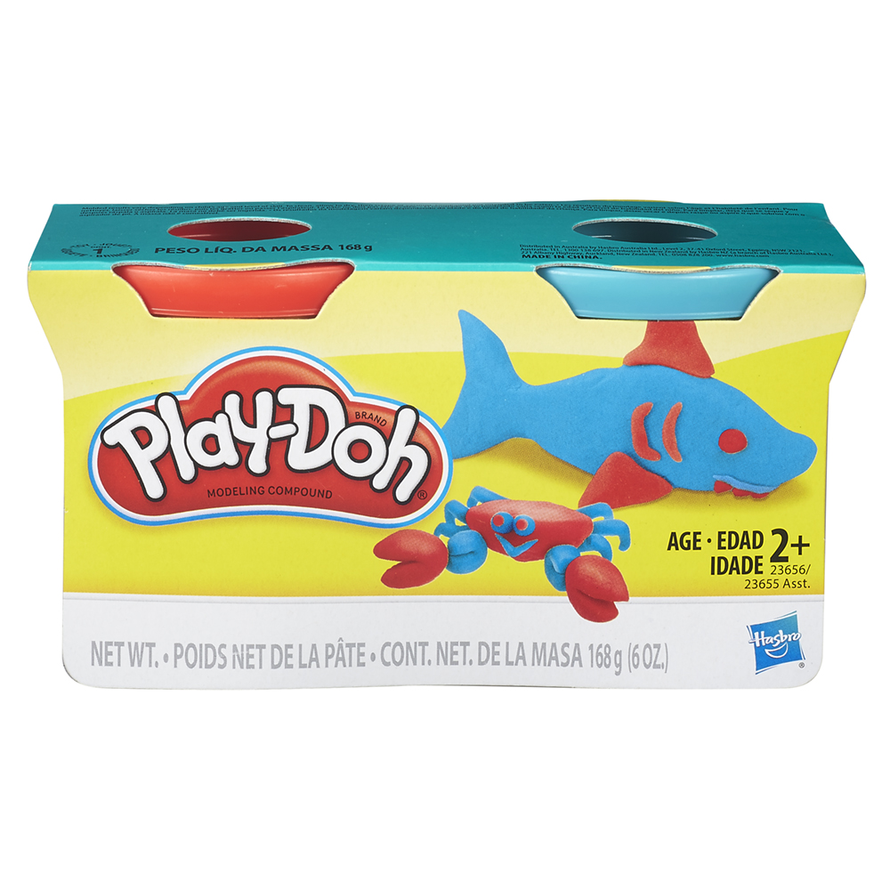 Plastilina Play Doh 2 frascos 168g +2a 