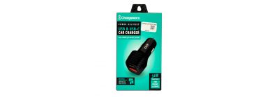 Cargador para auto dual 32w negro