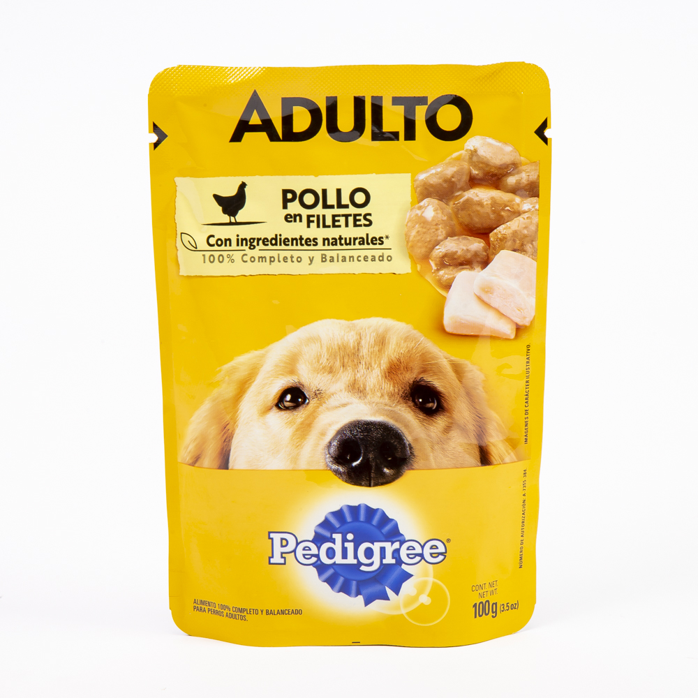 Alimento perro Pedigree pouch adulto pollo c24