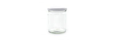 FRASCO DE VIDRIO PARA CONSERVA CON TAPA 266 ML