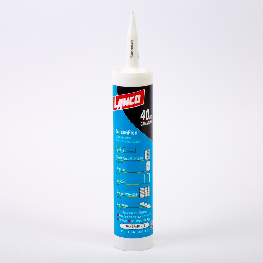 Acrílico siliconizado transparente 300ml