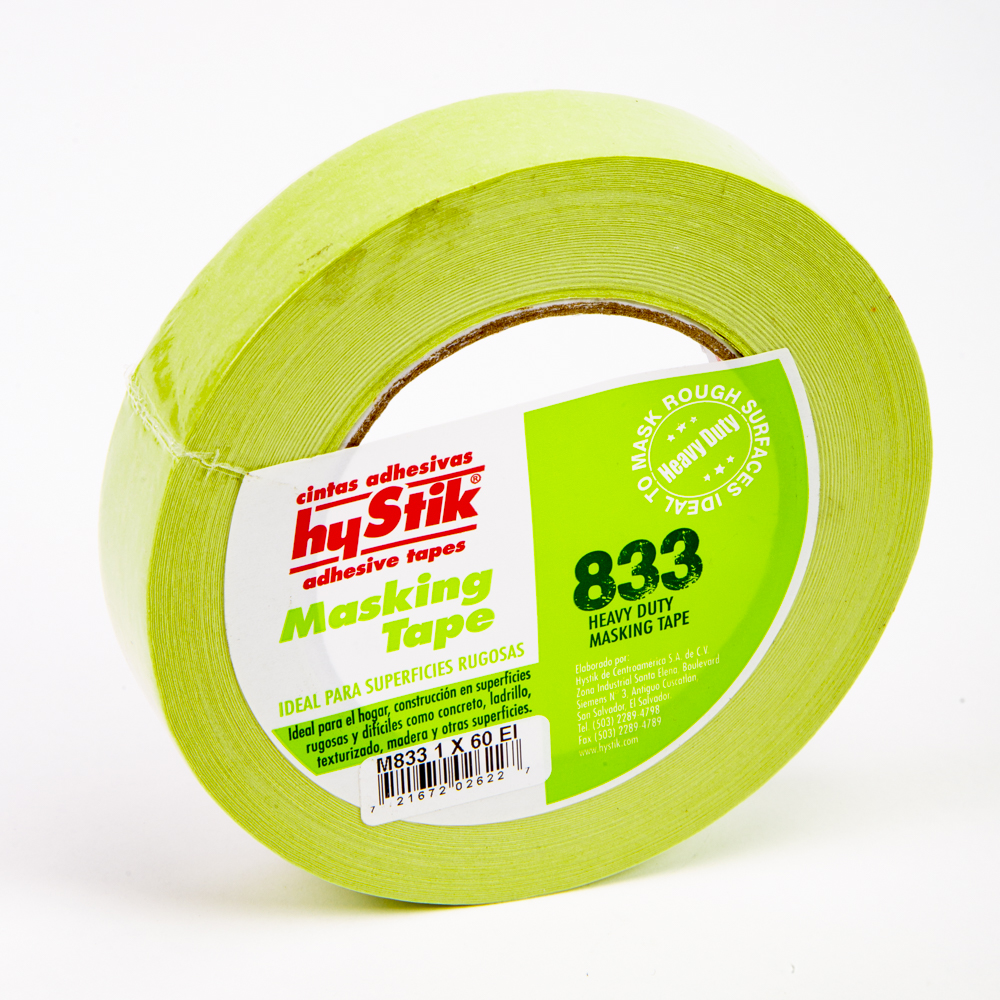 Masking tape verde uso rudo 1pulgx55m