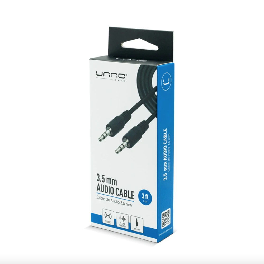 Cable audio estéreo 3.5mm 1m