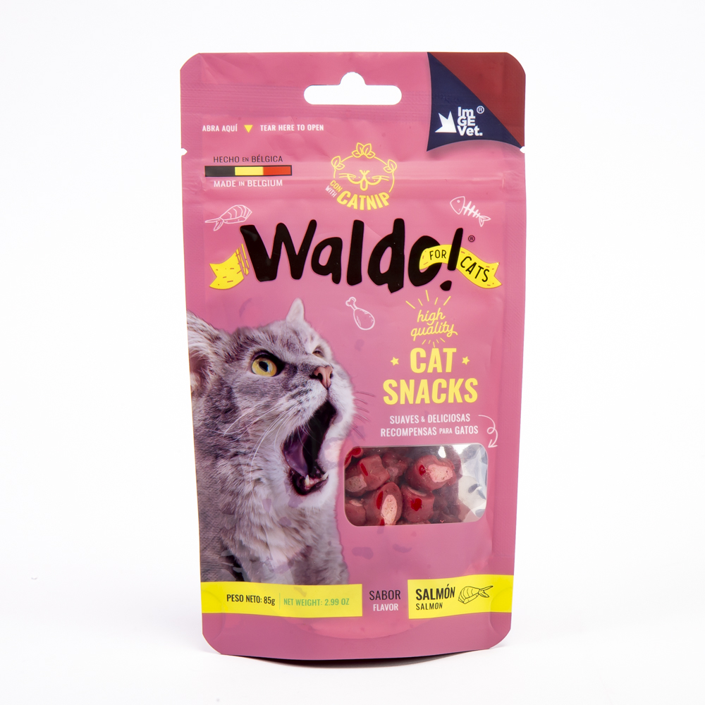 Bocadillo Waldo gato salmón 85g