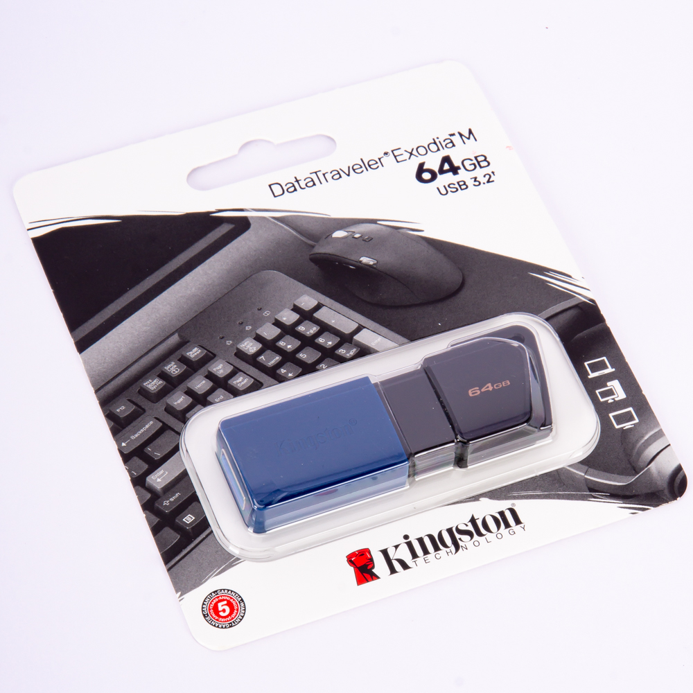 Memoria USB exodia 3.2 64gb azul/negro