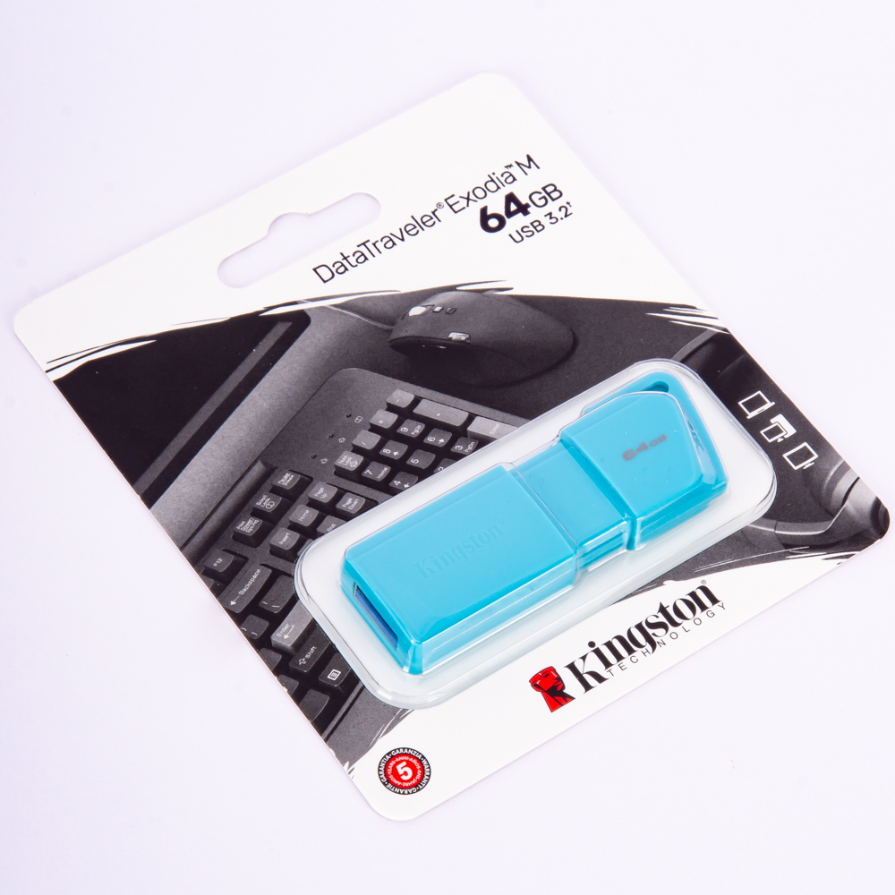 Llave maya USB 64gb turquesa