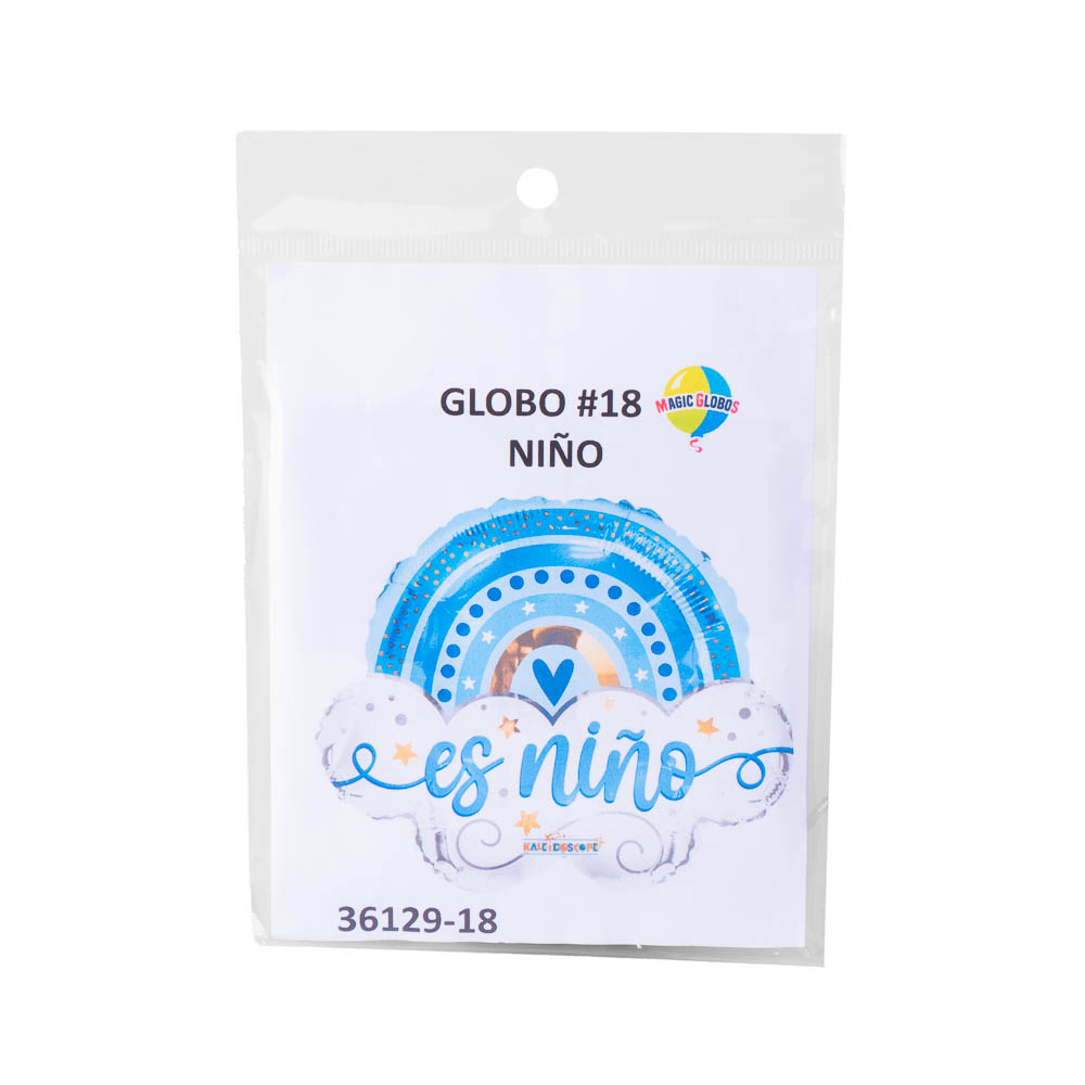 Globo metálico es niño nube 18pulg