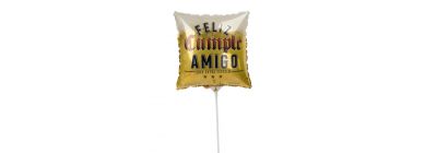 Globo metálico cumpleaños amigable