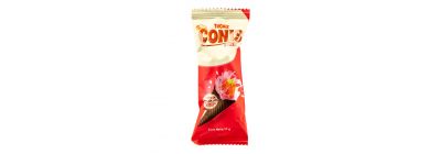 Cono chocolate fresa compacto