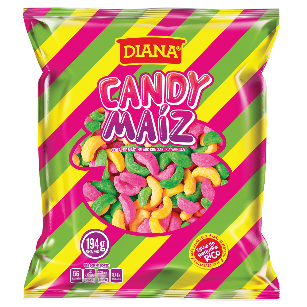 Candy maíz Diana colores 18g