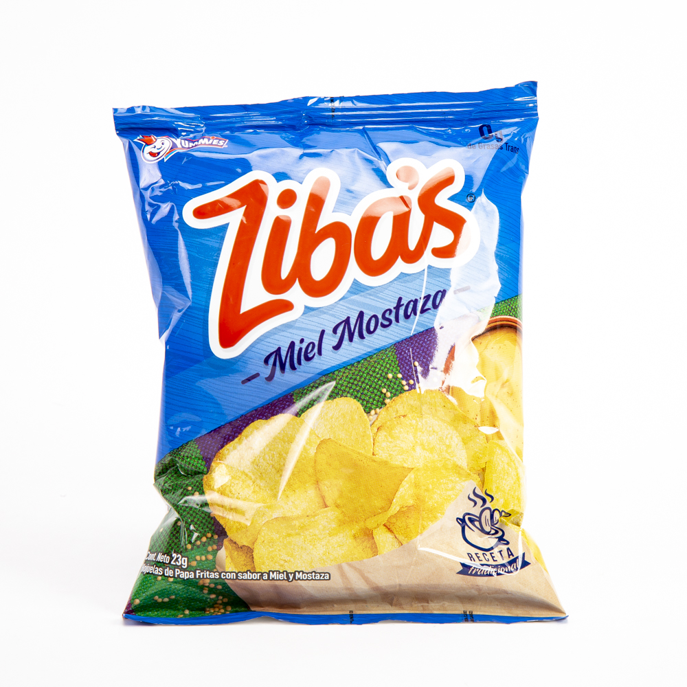 Papas Yummies Zibas miel mostaza 23g