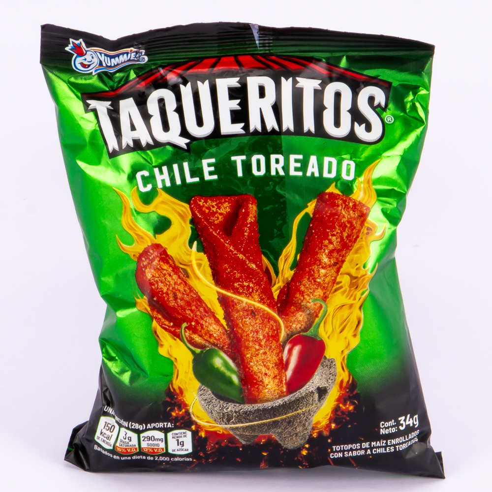 Taqueritos Yummies chile toreado 34g