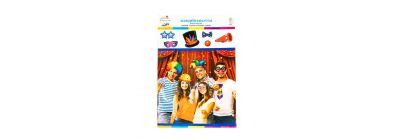 Party prop celebraciones payasos cartulina